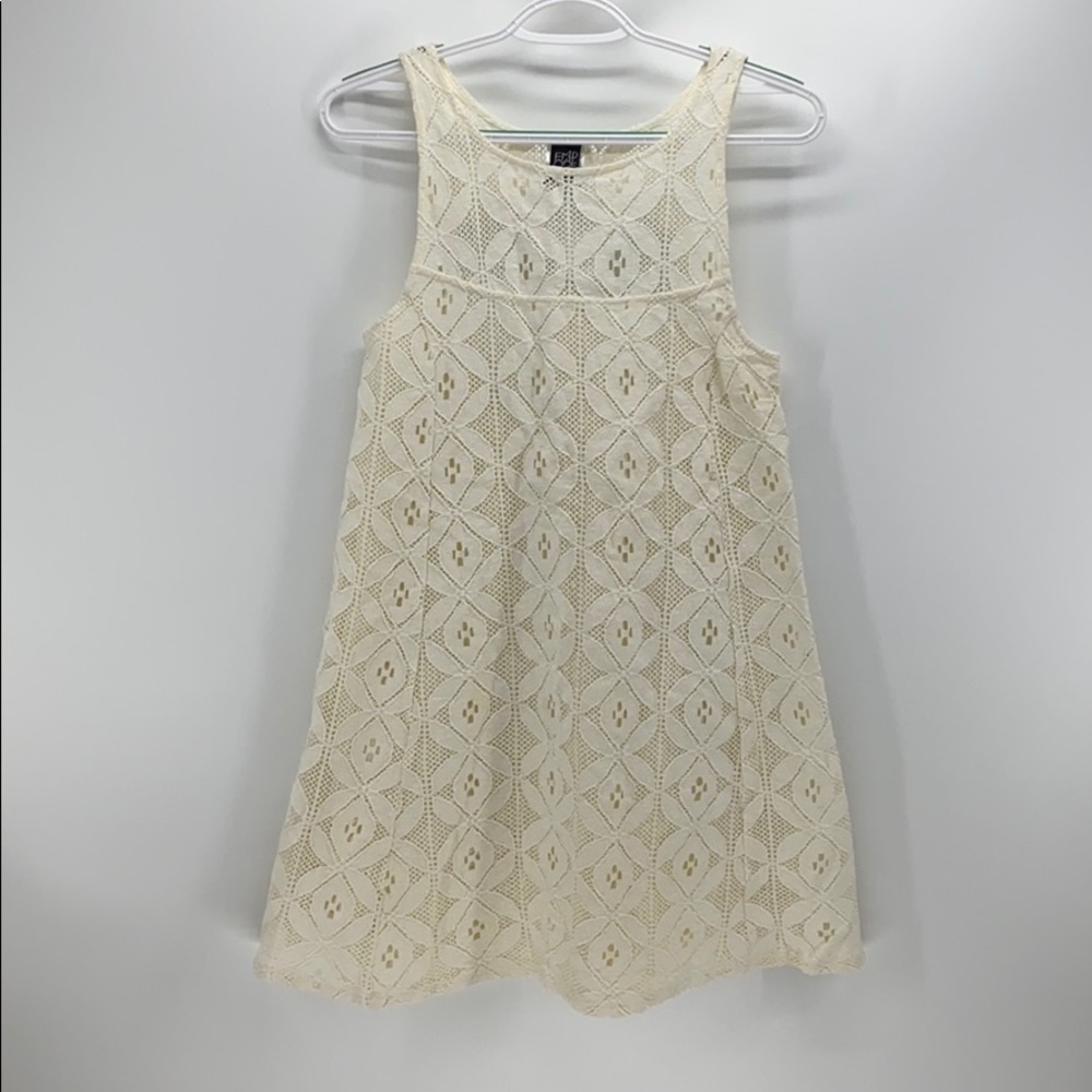 empyre Sahara crochet cream dress cottage core bohemian fairy